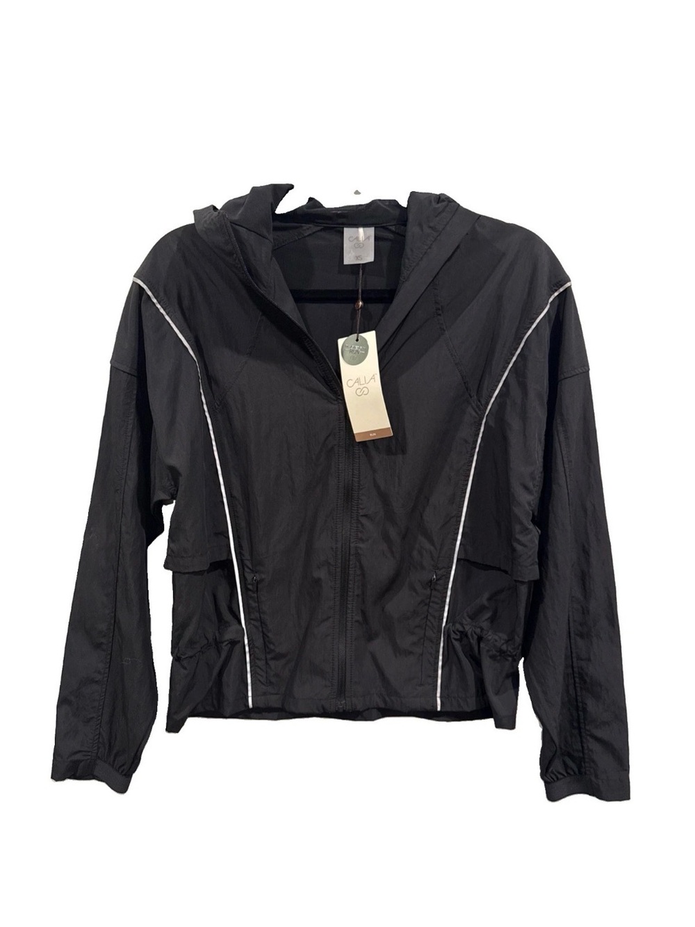 CALIA Hooded Run Jacket
Vented Reflective H20
Resistant NWT Black Sz XS Ret
$98
